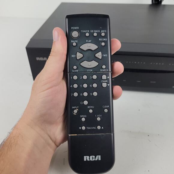 RCA VR519 VCR Plus 4 Head and Remote (Tested) - Picture 2 of 10